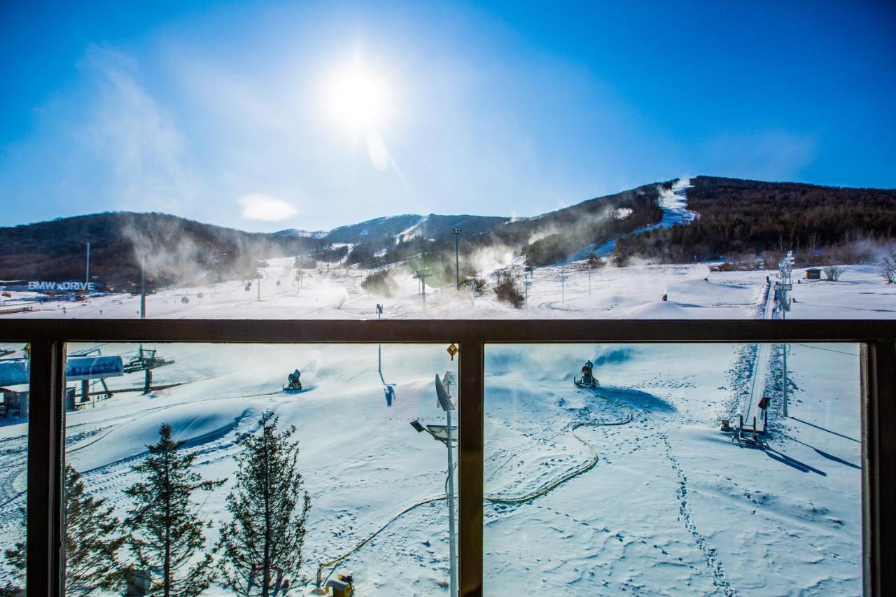 Songhua Lake Qingshan Snow View Apartment Jilin Exterior foto