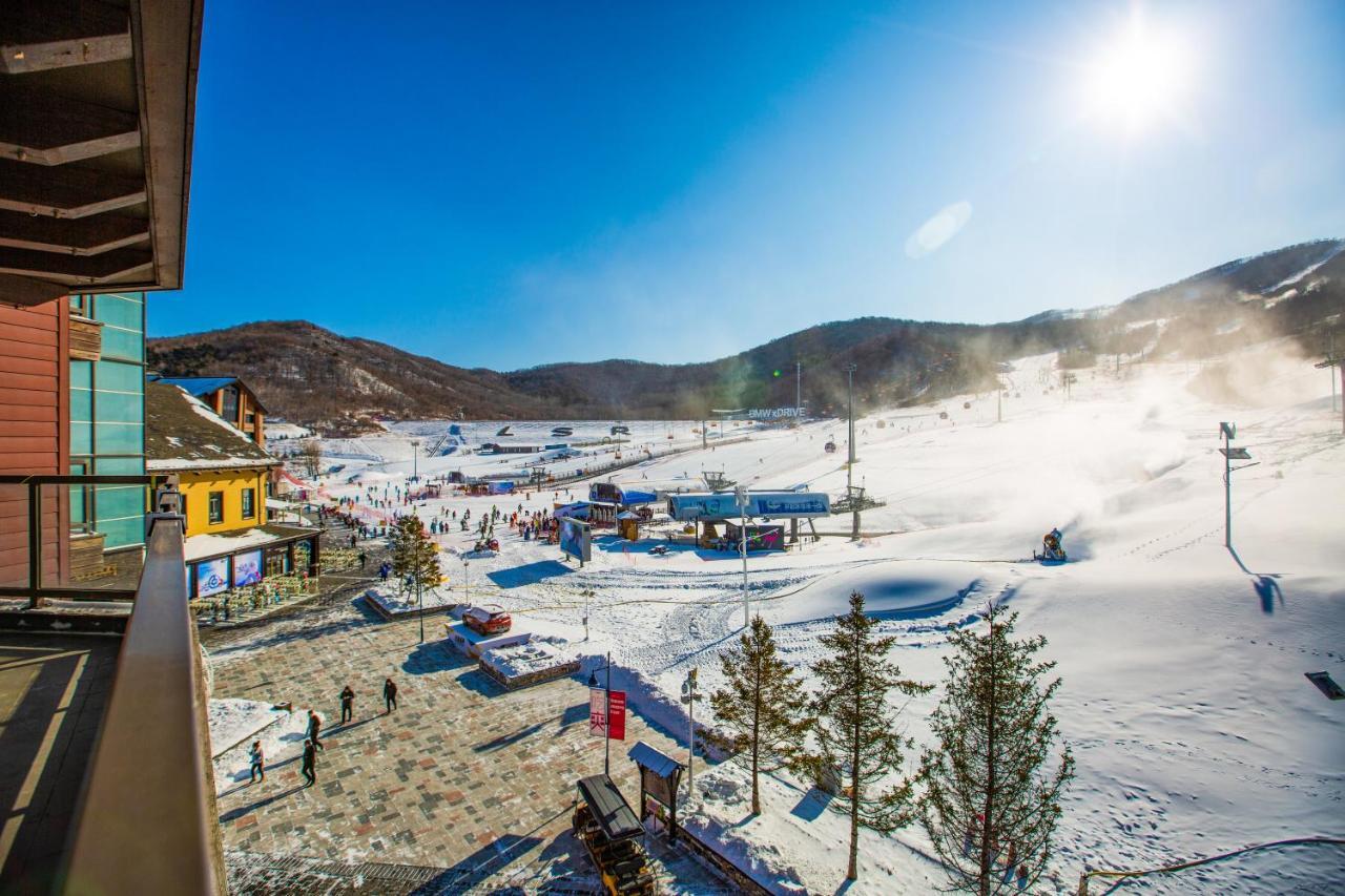 Songhua Lake Qingshan Snow View Apartment Jilin Exterior foto